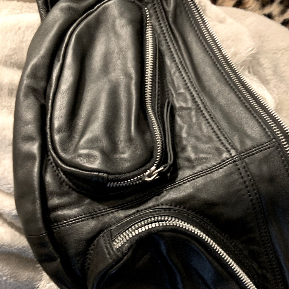 Free People Black Fanny pack.